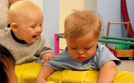 photo of 2 children
