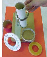 photo of homemade stacking ring